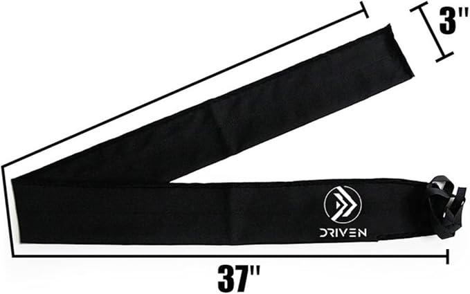 Driven | Black Wrist Wraps | Calisthenics Strength Olympic Lifting | Planche Muscleup Handstand | One Size Fits All | Nylon