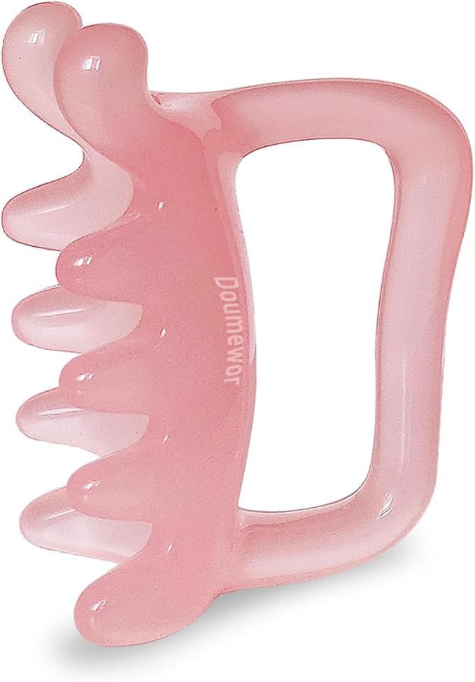Large Fascia Massage Blaster Tool for Cellulite, Myofascial Release, Muscle Knots, Trigger Points, Cellulite Massager Tool for Body Tension Relief Promote Lymphatic Circulation Pink