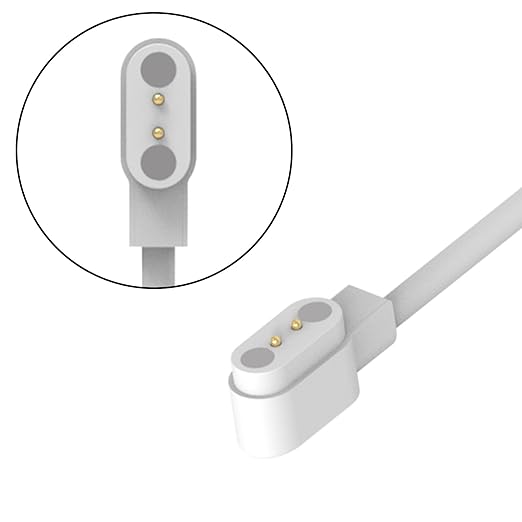 Intended for SOLAWAVE 4-in-1 Red Light Therapy Wand Charging Cable Magnetic Replacement Charging Cord for SOLAWAVE Facial Wand Charger Accessories (White&White)