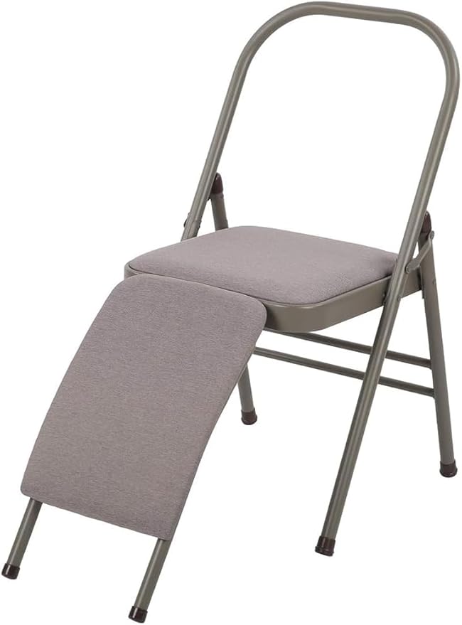 Yoga Chair with Lumbar Support, Multifunctional Yoga Stool with Removable, Yoga Auxiliary Chair with Lumbar Support, Yoga Pilates Chair, Yoga Inversion Chair