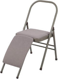Yoga Chair with Lumbar Support, Multifunctional Yoga Stool with Removable, Yoga Auxiliary Chair with Lumbar Support, Yoga Pilates Chair, Yoga Inversion Chair