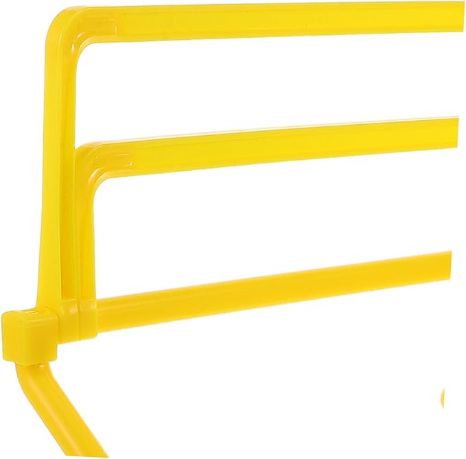 Yardwe Speed Training Agility Hurdles Adjustable Detachable Jumping Equipment for Athletes and Durable Soccer Basketball Football Training Tool with Variable Heights