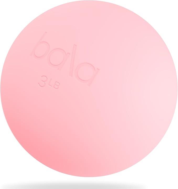 Bala Power Ball, Weighted Toning Exercise Ball for Pilates, Yoga, Home Fitness & More - Workout Ball for Strength & Core Training, Aerobics & Working Out to Improve Balance & Sculpt