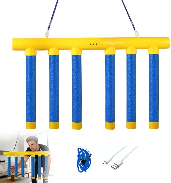Reflective Drop Stick Challenge Game, Hand-Eye Coordination Reflex Training Toy with 3 Speed Modes, Interactive Catching Sticks Game