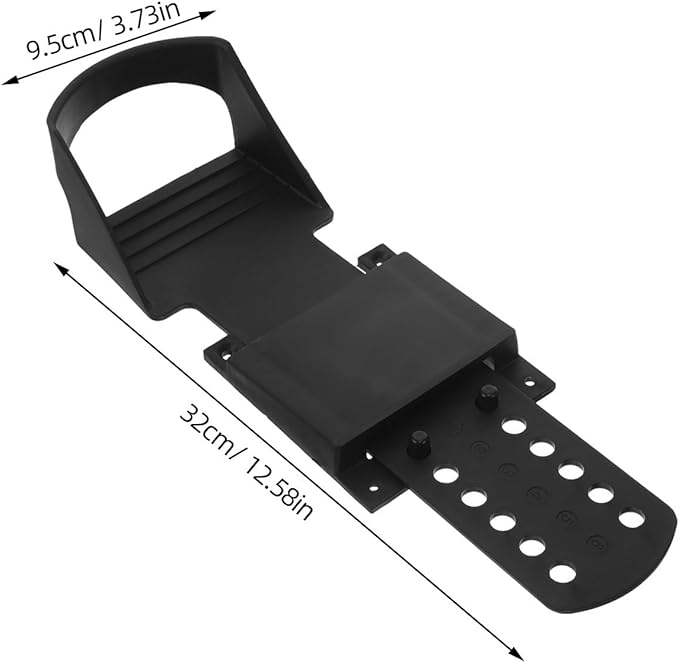 Rowing Machine Foot Pedals Replacement Indoor Exercise Rowing Machine Parts Non-Slip Adjustable Footplate Fitness Equipment 12.59X3.74X0.39In