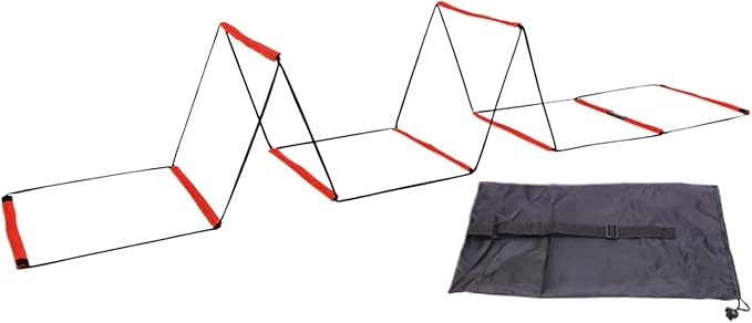 Football Ladder Training - Basketball Agility Ladder with Carry Bag, Versatile Speed Trainer, Professional Footworks Equipment for Soccer Tennis, High-Performance Sport Drill Kit