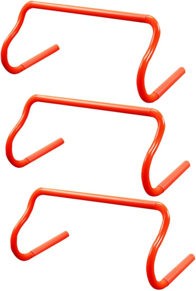 Happyyami 3pcs Adjustable Speed Hurdles for Agility Training Detachable and Portable Hurdles for Soccer Basketball Football and Multi-Sport Drills Lightweight Agility Equipment for Boys and