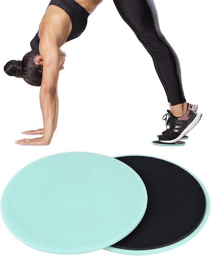 DAN&DRE 2PCS Exercise Sliding Disc, Fitness Core Slider, Sports Full Body Training