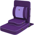 Friends Of Meditation Extra Large Relaxing Meditation and Yoga Chair with Back Support and Meditation Block (Purple, Pack of 1)