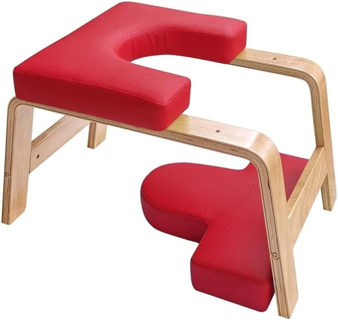 Yoga Headstand Bench Stool - Meditation Chair for Adults, Handstand Support, Pilates Auxiliary Chair, Yoga Practice Aid for Stability and Comfort