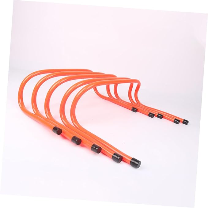 2pcs Wear-Resistant Plastic Speed Agility Training Hurdles 15cm for Soccer and Athletic Conditioning
