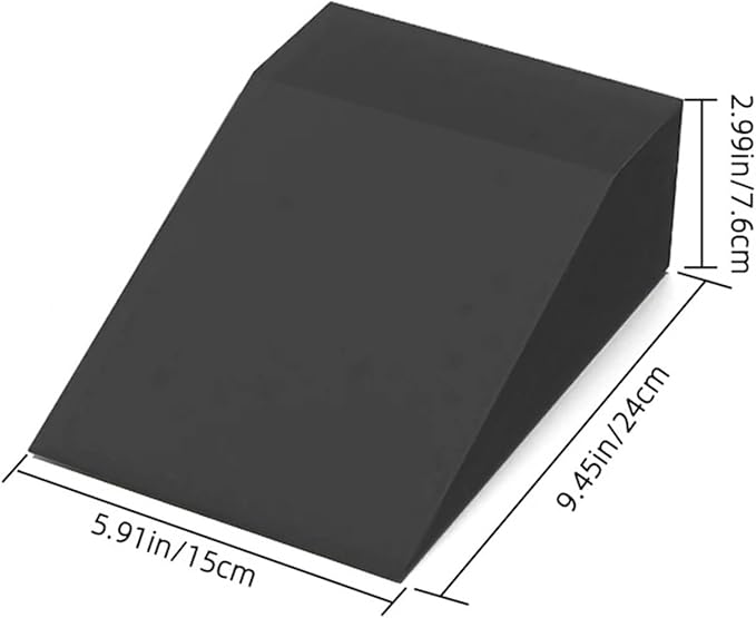 2Pcs Yoga Wedge Blocks and Squat Wedge Board Multi Functional Stretch Slant Board with Non Slip EVA