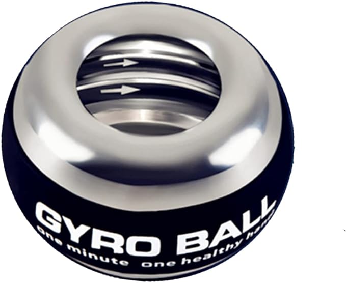 Auto-Start Wrist Power Gyro Ball with LED Lights, Wrist Strengthener and Forearm Exerciser for Stronger Arm Fingers and Muscle