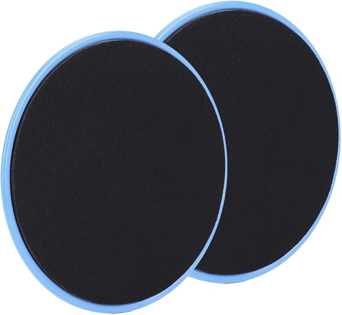 2Pcs Exercise Sliding Discs, Fitness Core Sliders for Full Body Workout, ABS Discs for Wood Carpet Rug Tile, Portable Workout Equipment for Gym Yoga Dance Physical