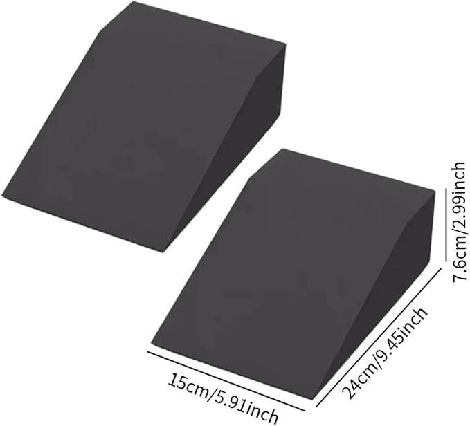 Yoga Foam Wedges 4Pieces Squat Wedge Block Board for Weightlifting Home Gym Bodybuilding Fitness Tight Calves