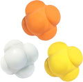 GSE Games & Sports Expert Sports Reaction Balls, Reactivity Ball for Field Training, Agility Trainer for Baseball, Rubber Bounce Balls for Hand-Eye Coordination & Speed Reflex Training