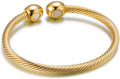 NewZenro Elegant Magnetic Bracelet Copper Magnets Bangle For Women Men Gifts for Father's Day