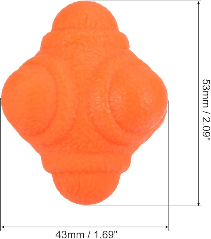 PATIKIL Bounce Reaction Balls, Coordination Training Ball Agility Trainer TPR Low Difficulty for Speed Reflex