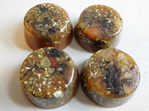 S.Pink.gp Small Tower Buster Crystal Orgone Generator Energy Accumulator 528Hz/7.83Hz/Advance Harmonics Many Beautiful Ingredients and Colors!! (S.Pink.gp)