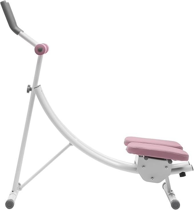 Ab Machine,Portable Core Abs Exercise Machine With LED Display And 6 Silent Rollers,3-Level Adjustment,Adjustable Ab Trainer Machine,For Abs Workout At Home Gym,Ab Machine For Home, Gyms,Etc
