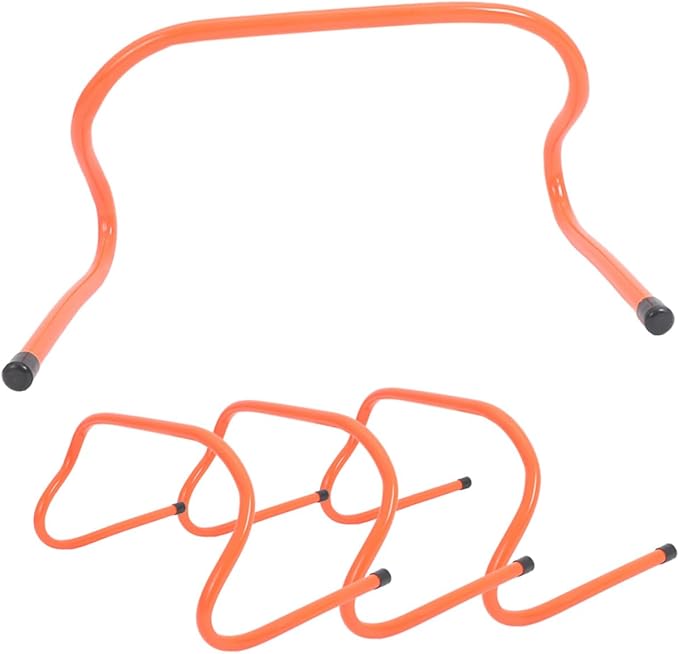 Beaupretty 4pcs Plastic Agility Hurdles 15cm Training Hurdles for Soccer Football Speed and Agility Drills Youth Sports Equipment