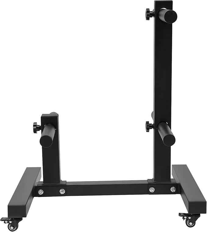 Weight Plate Rack Tree, Weight Plate Storage with Universial Wheels, Plate Rack Tree Holder Vertical Weight Tree Rack, Dumbbell Racks for Homes Hotels Gyms School
