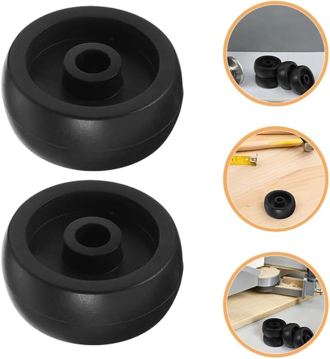 Universal Gym Wheel Rollers for Fitness Equipment Replacement Caster Wheels for Treadmills Exercise Bikes Rowing Machines 6-Pack Smooth Mobility
