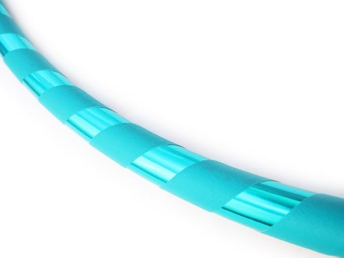 Weighted Beginner Fitness Hula Hoop for Adults - Exercise Hoop for Weight Loss & Core Workout - Large Diameter Hoop for Easy Learning - Handmade in USA - Multiple Sizes & Colors