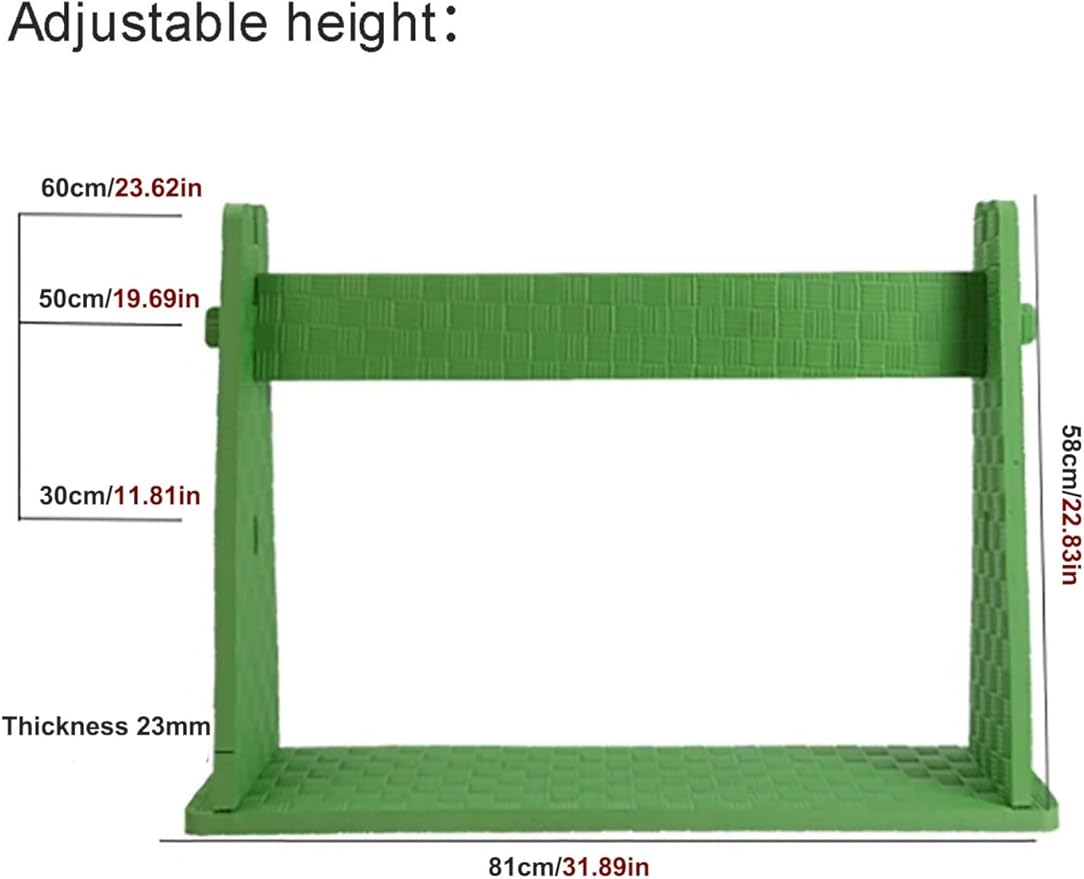 Lightweight Speed Hurdles Training Hurdles,Height Adjustable Foam Agility Hurdles,Detachable Training Hurdle Equipment(Yellow,2pcs)
