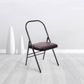 Yoga Chair,Backless Yoga Chair Prop,Pilates Chair,Strength Training Inversion Equipment,Yoga Chair Iyengar,Foldable and Portable Folding Stools for Yoga,Brown