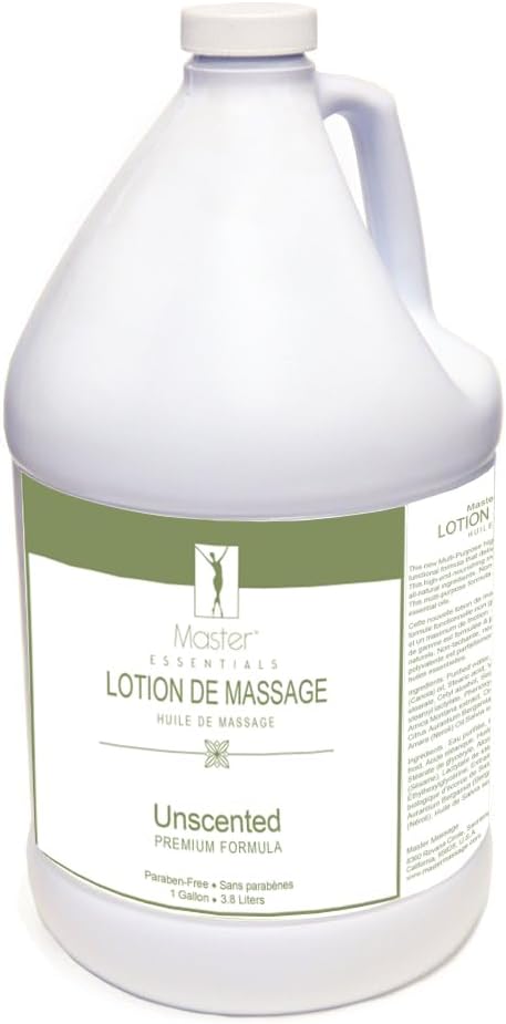 Master Massage Unscented Massage Lotion 1 Gallon Kit