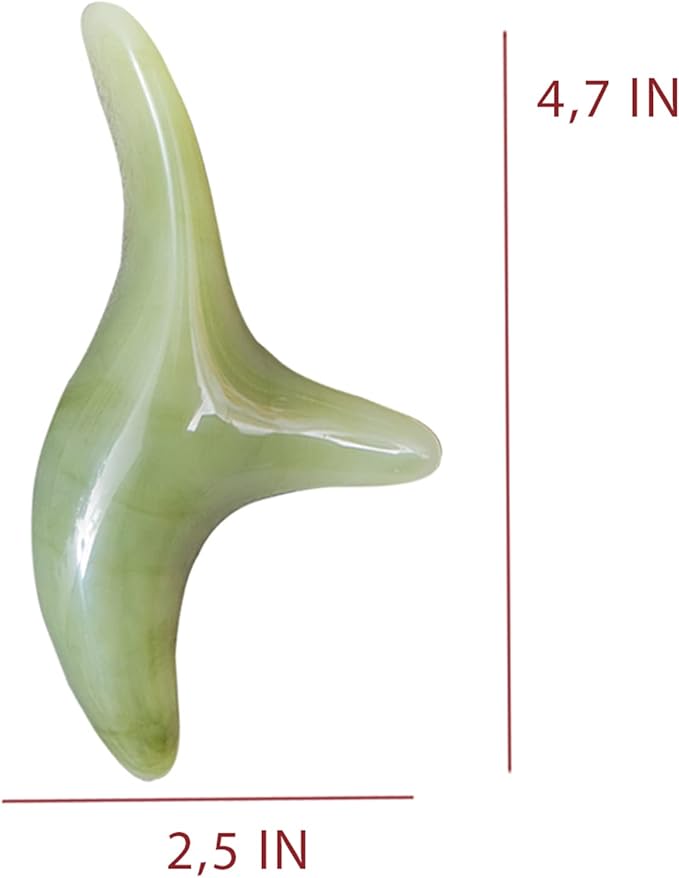 Broman Reflexology Tool - Trigger Point Massage Tool, Perfect for Full Body Massage, Ideal as Foot Massager and Hand Massager, Small Yet Mighty, Emerald-Color