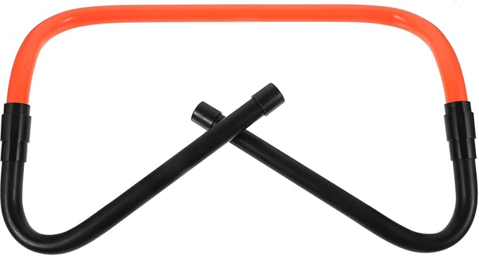 GALPADA Adjustable Training Hurdle for Football Agility, PVC Plastic Speed Hurdle with 2-Level Height, Foldable Sports Equipment for Speed and Agility Training