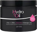 Hydro 2 Oil Unscented Massage Gel 13.5 fl oz - Water Dispersible Formula with Jojoba and Grapeseed Oil Enriched with Vitamin E