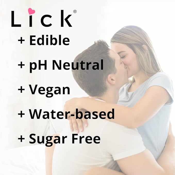 Lick Cookies and Cream Flavored Massage Oil – Creamy Dessert Edible Massage Oil with Sweet Almond Oil & Vitamin E, Smooth Glide for Couples Massage, 4 oz
