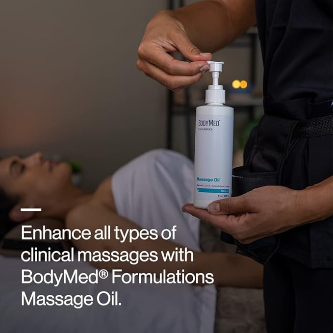 BodyMed Formulations Massage Oil, 5 gal. – Fragrance-Free, All-Natural Oil for Massage Therapy – Leaping Bunny Certified – with Arnica Extract & Jojoba – Non-Staining, & Paraben Free
