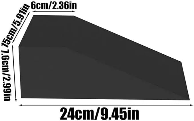 Yoga Foam Wedges Yoga Foam Wedge Blocks Non-Slip Supportive Squat Ramp Prop Accessories Lightweight Calf Stretcher Slant Board