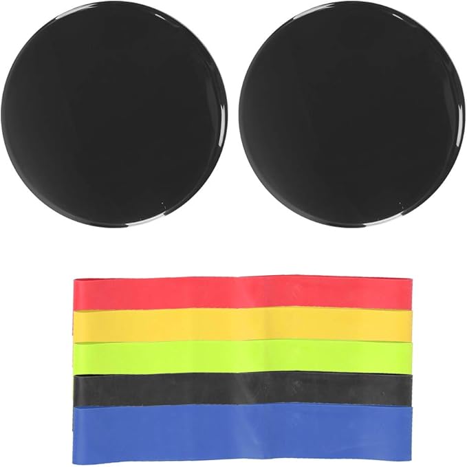 Fitness Sliding Disc, Wireless Core Slider Workout Equipment, Low Impact ABS Sliders for Home Gym and Floor Exercises with Pull Straps for Beginners and Advanced Users