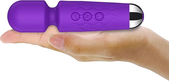 Back Relaxation Massager - Rechargeable Mini Electric Body Massager - for Foot - Arm Muscle Relaxation (Purple)