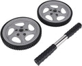 Zerodeko Dual Wheel Ab Roller Wheel for Exercise with Non-slip Grip for Indoor Core Strength Training and Workout