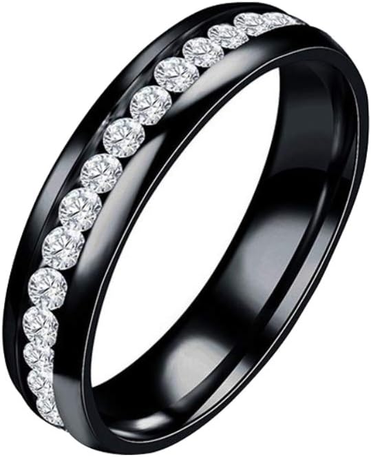 Health Care Weight Loss Fat Burning Slimming Magnetic Ring Rhinestone Jewelry Couple's Birthday Gift