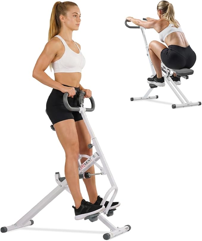 EFITMENT Rower-Ride Squat Machine, Squat Assist Rower for Glutes and Thighs, Home Exercise Trainer Full Body Workout Machine for Women
