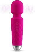Multi-Frequency Massager - Compact and Lightweight, Silicone Material Gently Cares for Your Skin. Relax Anytime, Anywhere—a Must-Have for Travel and on-The-go (Rose)