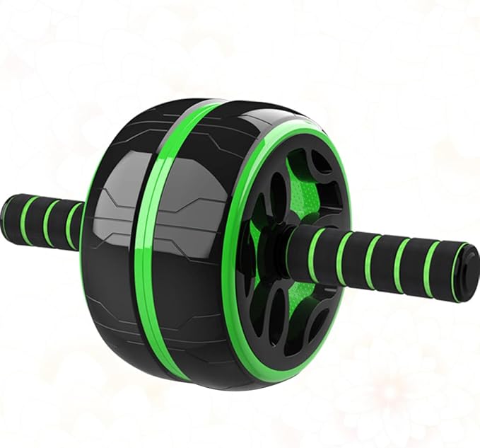 Milisten Abdominal Exercise Roller Ab Wheel for Fitness with Steel Tube and Pvc Thickened Wide Wheel, Silent Core Trainer for Home Workout and Strength Training