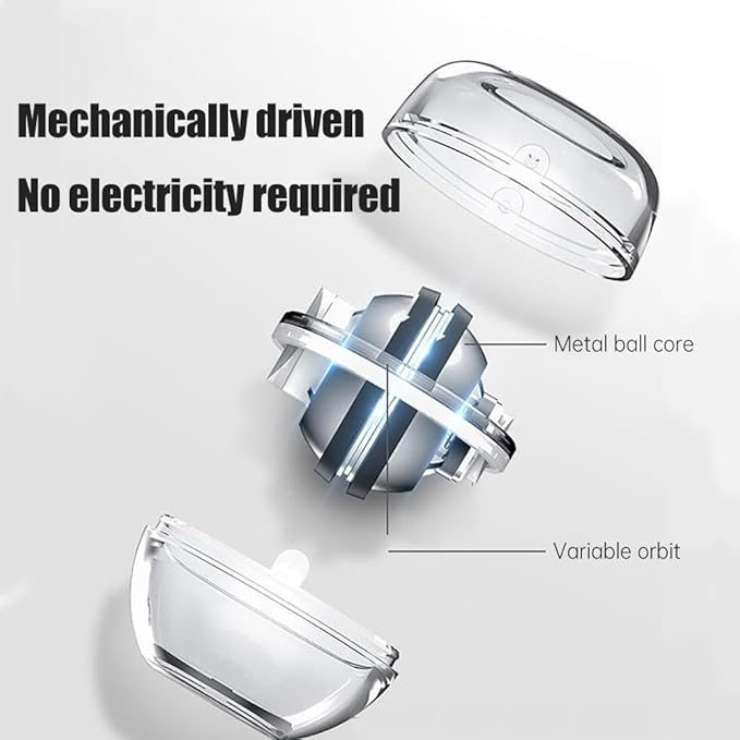 2026 Gyroscopic Wrist Ball Exerciser with LED Lights, Auto-Start Hand Grip Strength Trainer,Adjustable Resistance Forearm Exerciser for Therapy Fitness
