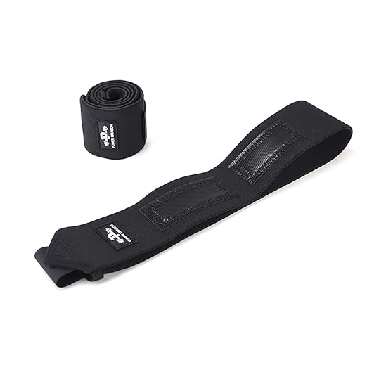 Weightlifting Elbow Wraps (1 Pair) - 90CM（35.4" ） Adjustable Compression Elbow Strap - Joint Support, Powerlifting & Gym Workouts (Men & Women) (Black)