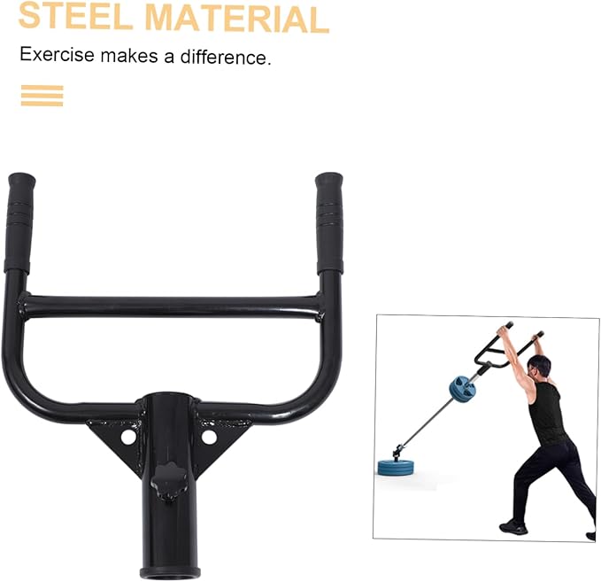Generic Practical Barbell Barrel Rack Handle Strength Training Equipment for Home Gym Easy Install