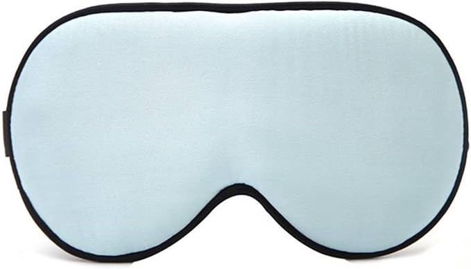 Double-Sided Silk Blackout Sleep Black Eye Shield