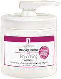Master Massage Spamaster Unscented 16 Oz Massage Cream, White