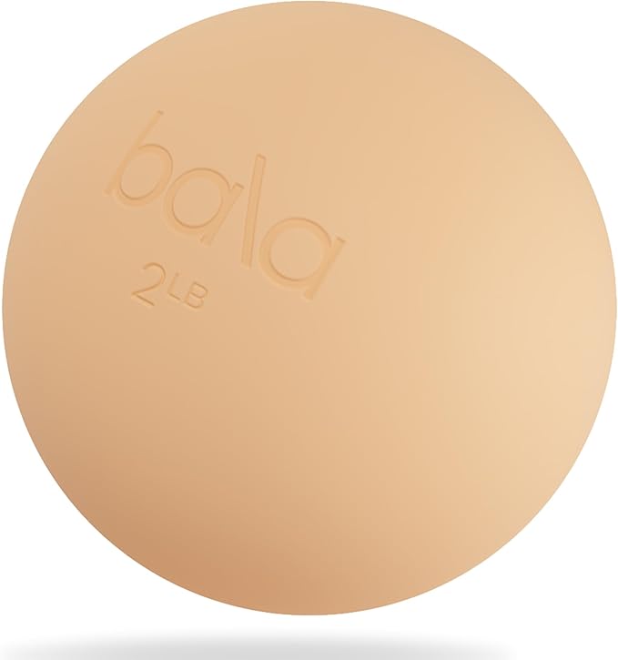 Bala Power Ball, Weighted Toning Exercise Ball for Pilates, Yoga, Home Fitness & More - Workout Ball for Strength & Core Training, Aerobics & Working Out to Improve Balance & Sculpt